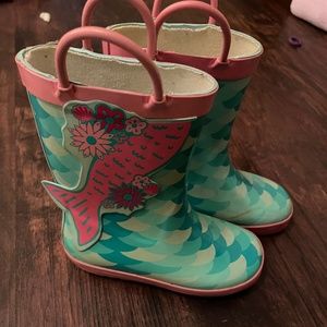 Mermaid Rain Boots